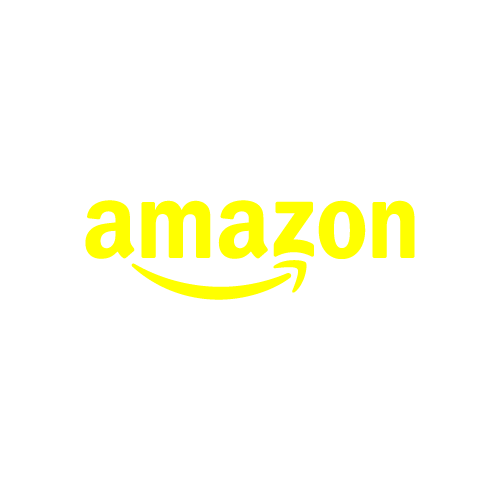 The Amazon logo in bright yellow on a plain white background.